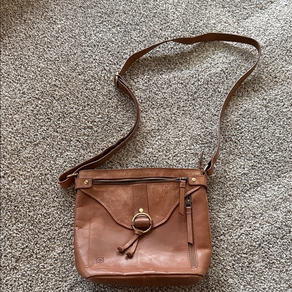 Born genuine 100% leather crossbody